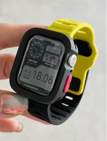 TWCS Case+Armband For Apple Watch - lime black
