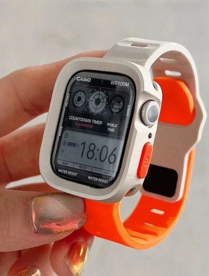 TWCS Case+Armband For Apple Watch - orange starlight